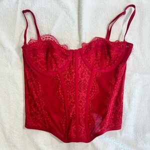 Urban Outfitters Red corset top